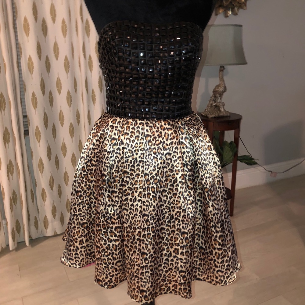 Cheetah Formal Dress